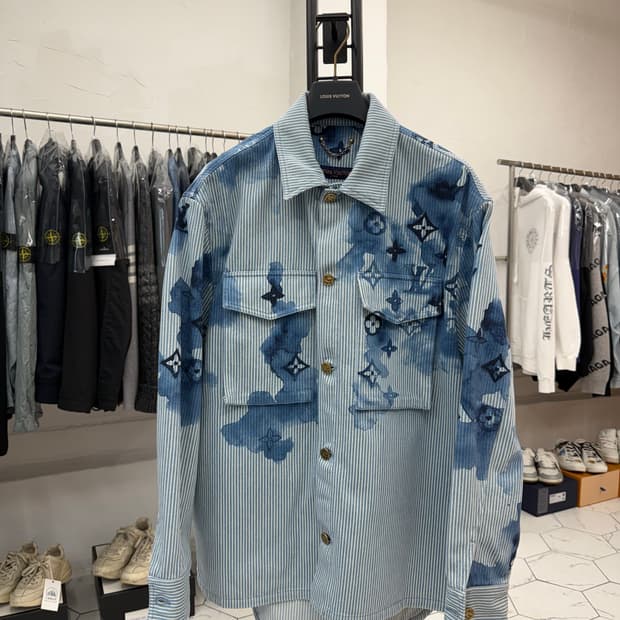 [L] 루이비통 워터컬러 데님 셔츠 자켓