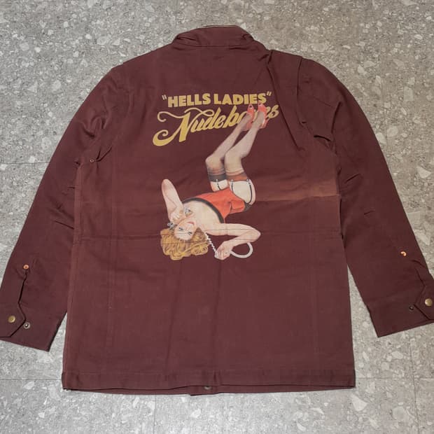 💥(새상품) 누드본즈 M65 베이스 핀업걸 자켓 (L)