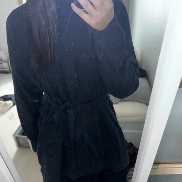 이세이미야케 스트링 블라우스