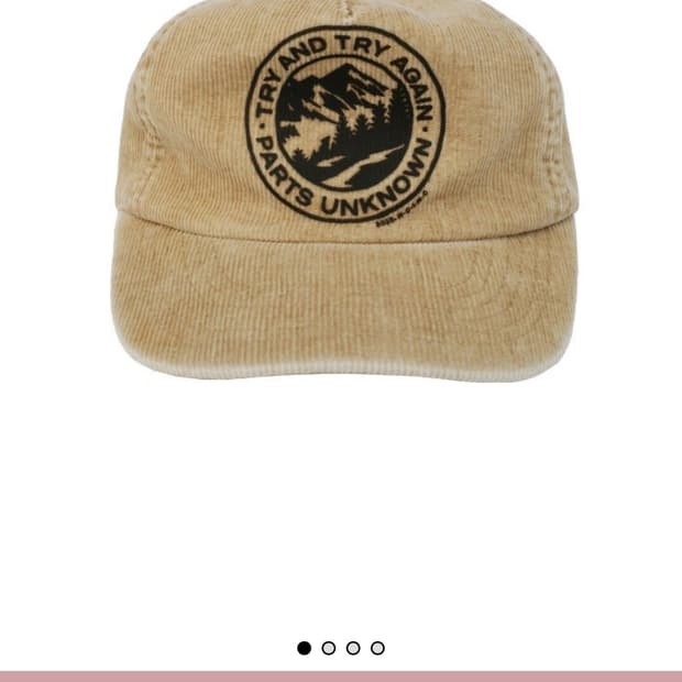 컬렉트피시스 코듀로이 볼캡 베이지