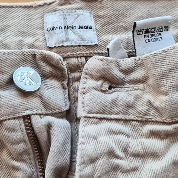 빈티지 캘빈클라인 진 베이지 W36 L34