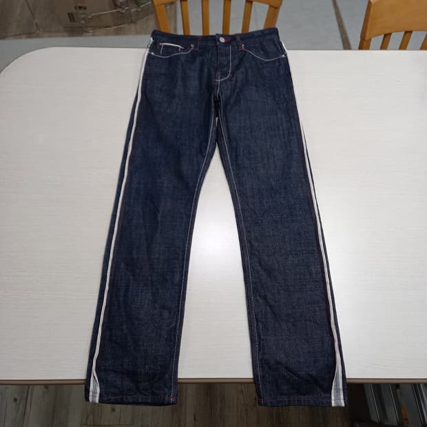 28 새상품 MAISON MINED 원워시드 셀비지 진청 28-873