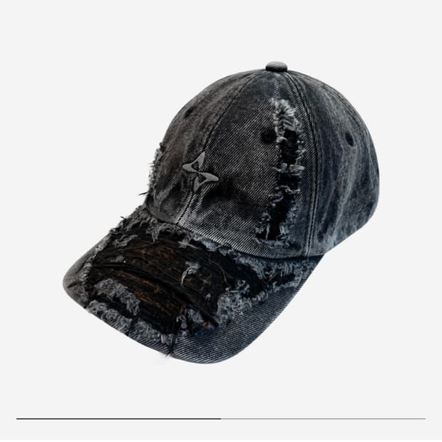 [새상품] BLR 그런지 데님 캡 Charcoal (Free)