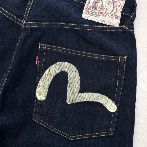 EVISU denim shorts 34size