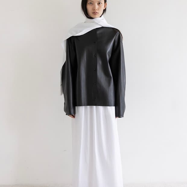 에레 DOYLE LEATHER JACKET [BLACK]