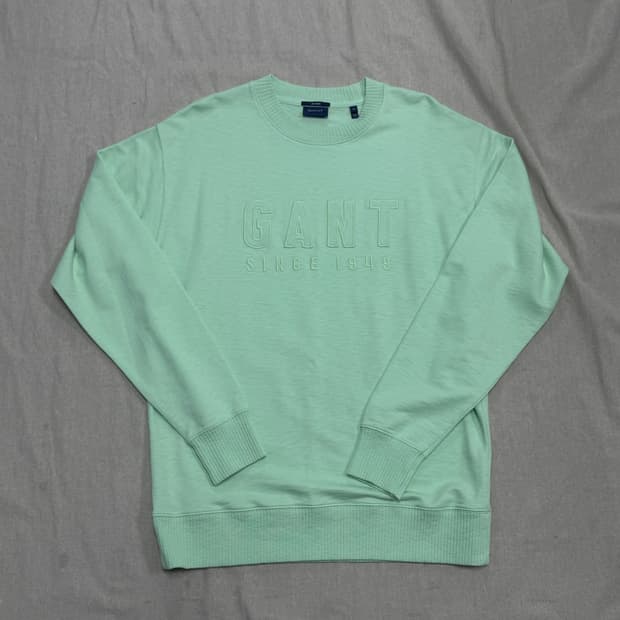 간트 민트 빅로고 맨투맨 M(105)