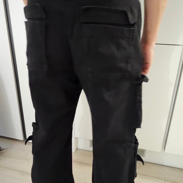 KAMS블랙 카고팬츠