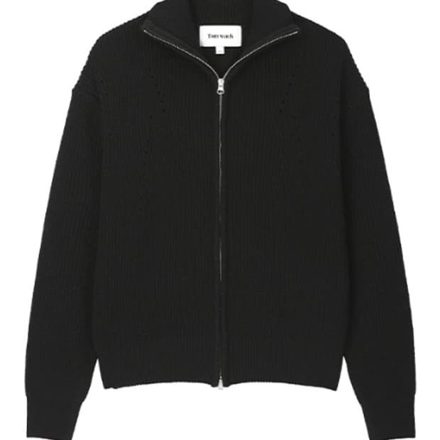[L, 50]토니웩 주우재 니트집업 블랙