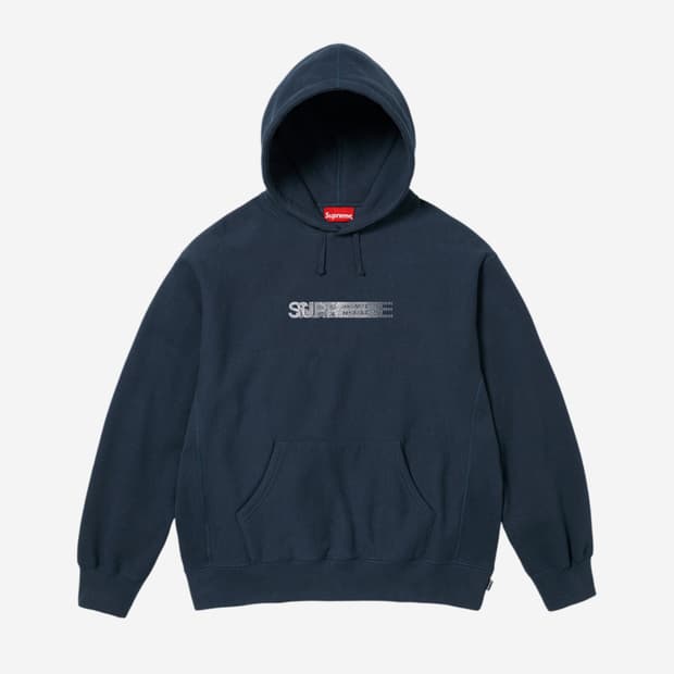 Supreme Swarovski Motion Logo Hooded