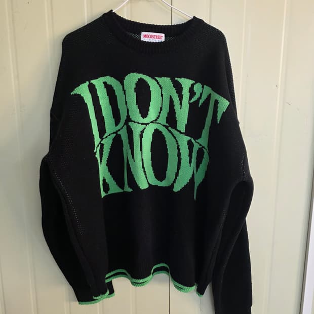 MOCOSTREET I DON'T KNOW 니트