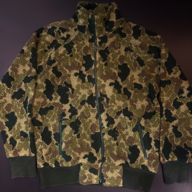 GAP 카모 플리스 M