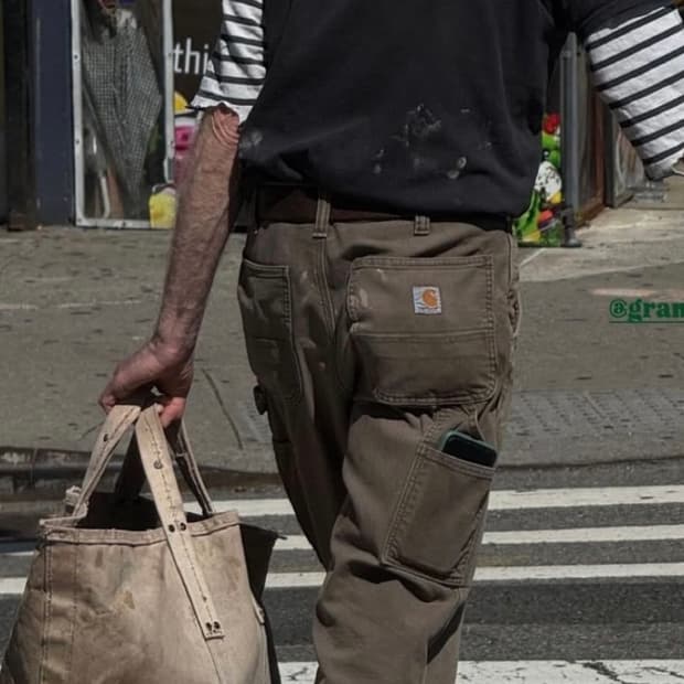  빈티지 칼하트 리워크 카펜터