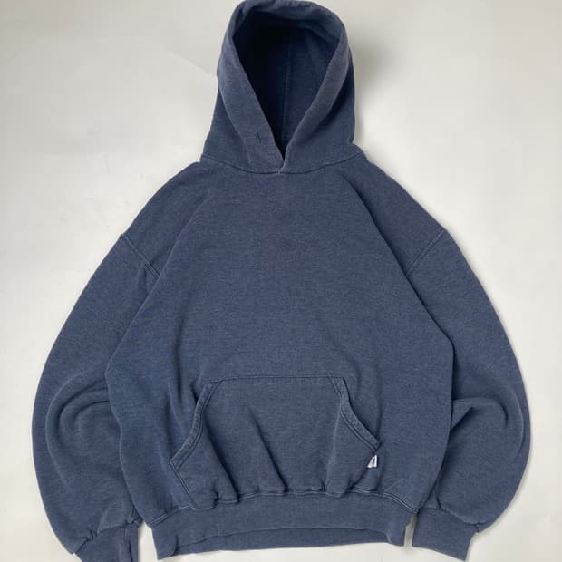 90s Russell Hoodie (charcoal blue)