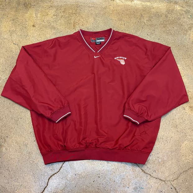 00s 미국 빈티지 나이키 농구 풀오버 바람막이  