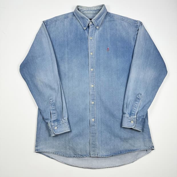 00s 빈폴 클래식 오버핏 데님셔츠 실측3XL