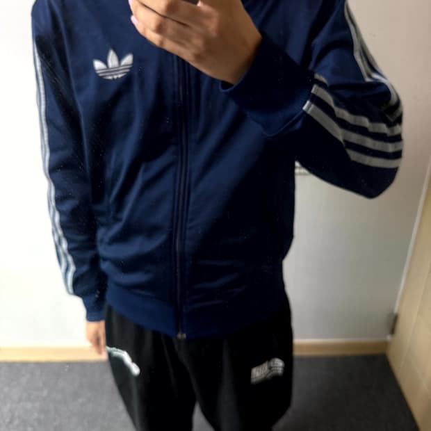 Adidas 아디다스 파이어버드 트랙탑 져지 네이비 실버로고 남여공용