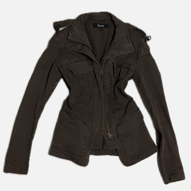 밀리터리 슬림 자켓