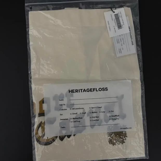 헤리티지플로스 캐주얼 더스트 백 S (미개봉)