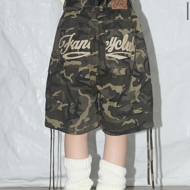 FANCYCLUB  카고 레터링 버뮤다 2 size