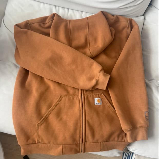칼하트 브라운 후드집업 L 사이즈 