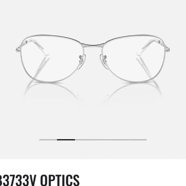 레이벤 RB3733V 안경 실버컬러
