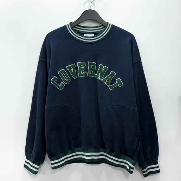 커버낫 뽀글이로고 맨투맨 M