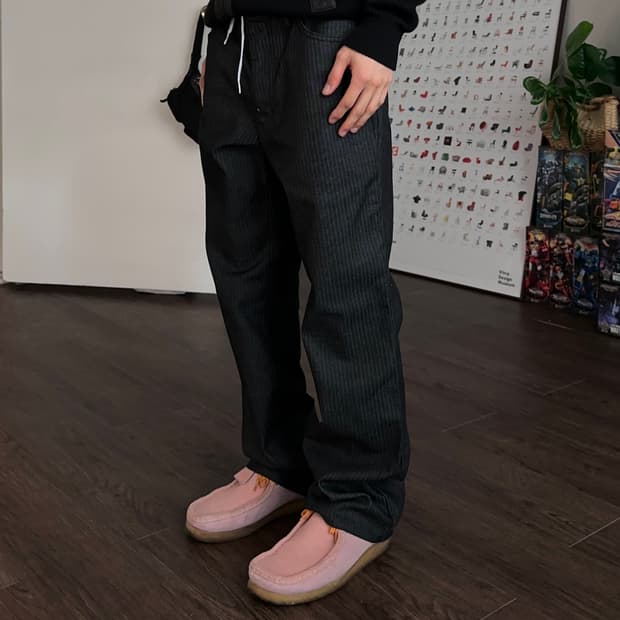 Jun Men 스트라이프 루지 트라우저