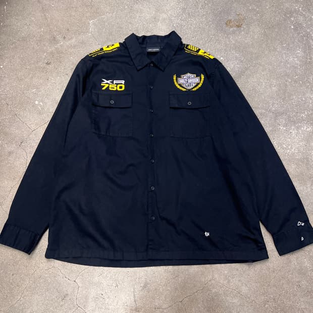 할리데이비슨 트로피 메카닉 긴팔셔츠