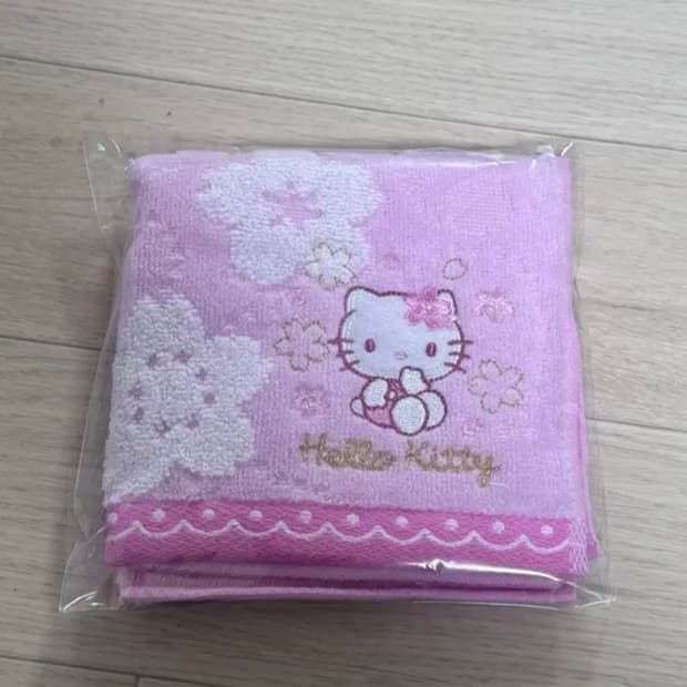 헬로키티 수건