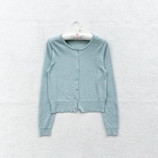 소다맛 글리터 여리핏 코인 가디건