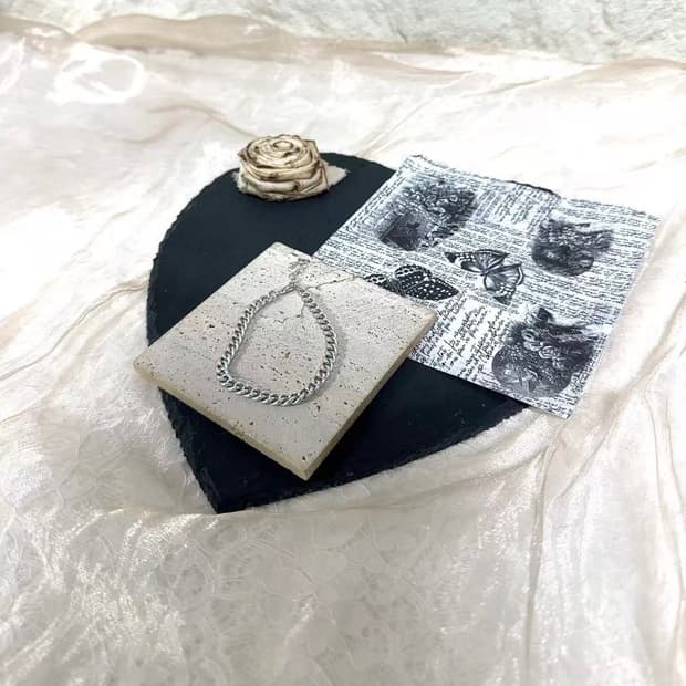 빈티지 마테 쿠바체인 팔찌