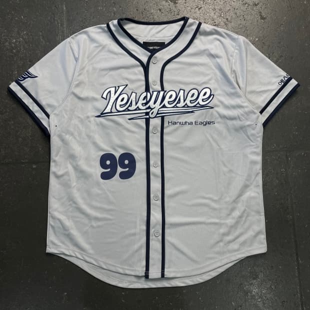 105 한화이글스 x 예스아이씨 류현진 베이스볼 져지 유니폼
