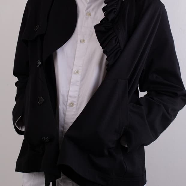NOIR KEI NINOMIYA ASYMMETRIC JACKET