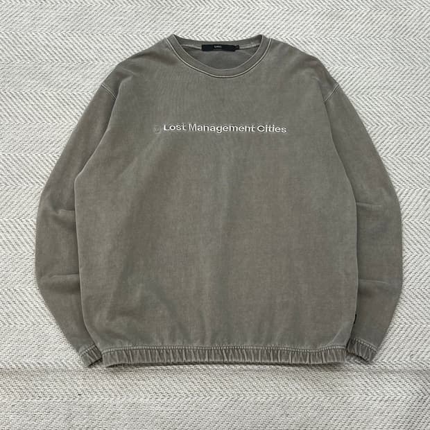 LMC 로고 자수 스웻셔츠 r3420