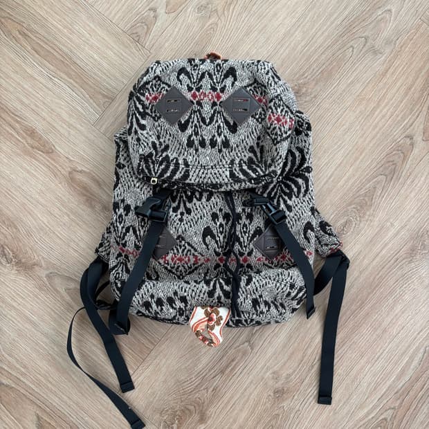 AHCAHCUM 무챠챠 자카드 백팩