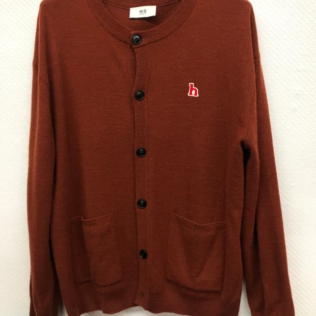 헤지스 로고 울/캐시미어 혼방 가디건 M(L)