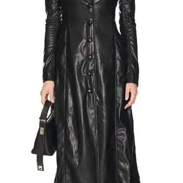 Weworewhat 레더 코트 가죽 코트