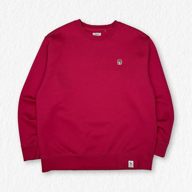 헤지스 피즈 맨투맨 핫핑크