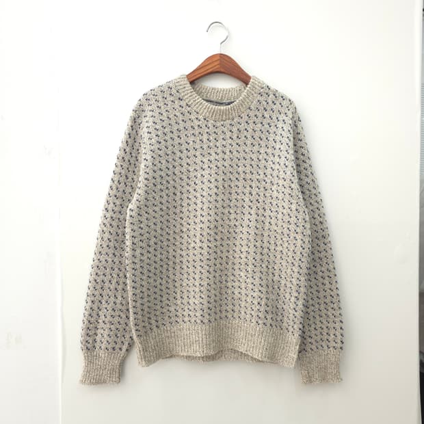 USA제 ALPS 알프스 버드아이 울니트 스웨터