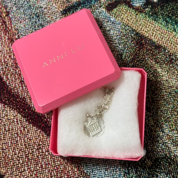ANNI LU Love Necklace 애니루 러브 실버 목걸이