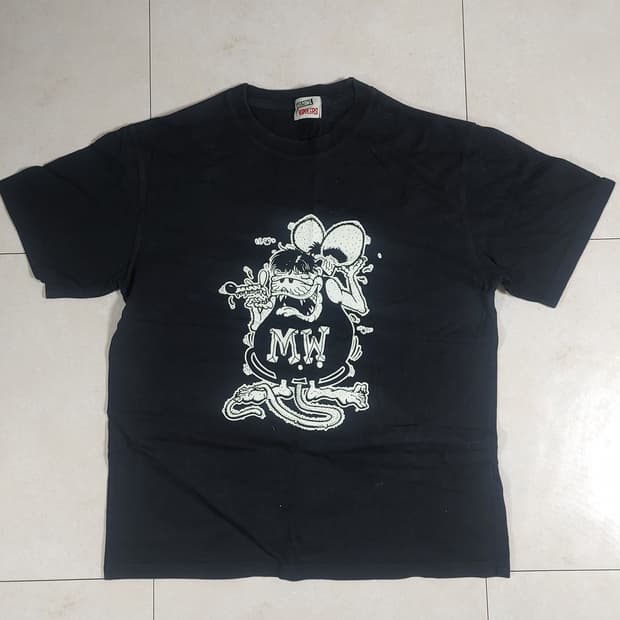 웽커스 랫핑크 오마주 티셔츠