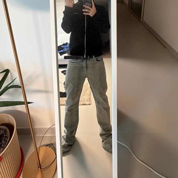 릭오웬스 포그컷 데님