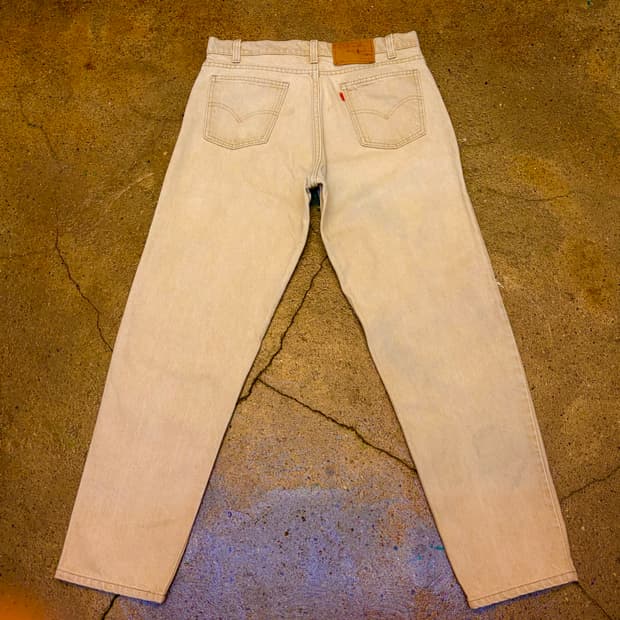 90s Made in USA 미국 빈티지 리바이스550 오렌지탭 청바지