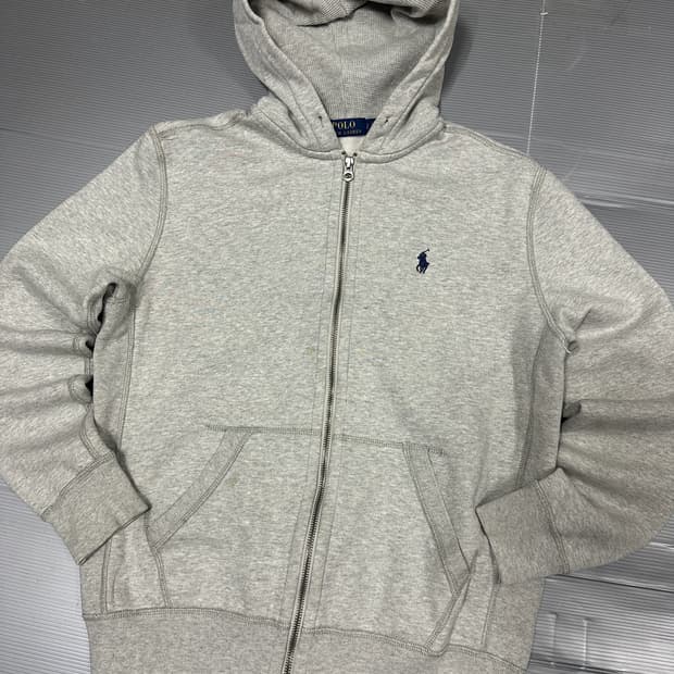 폴로 랄프로렌 후드집업 그레이 S