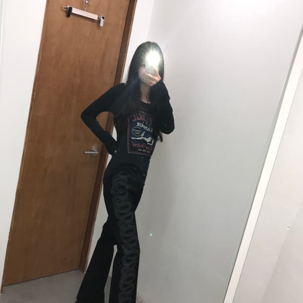 히스테릭글래머 HYSTERIC GLAMOUR Snakeloop pants