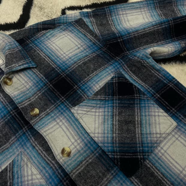 [M]Romantic Mocha 투포켓 플란넬 울 셔츠