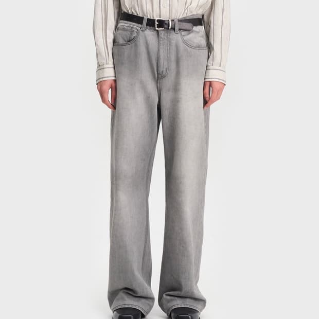 벨리에 트루와이드 데님 빈티지 그레이 34
