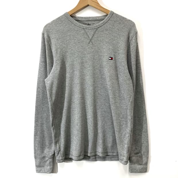 타미힐피거 와플 롱슬리브 