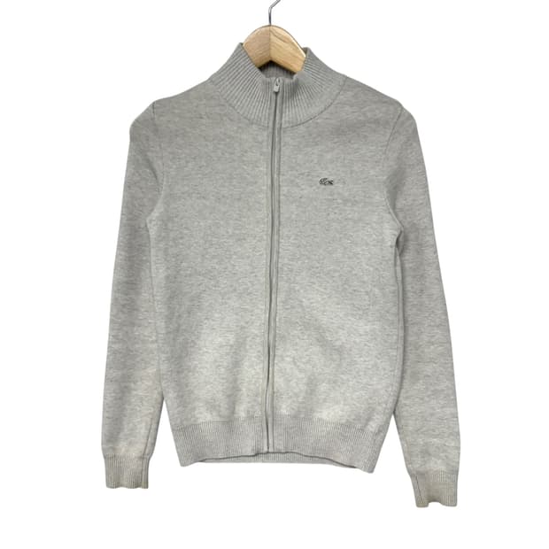 라코스테 로고 스웻 집업