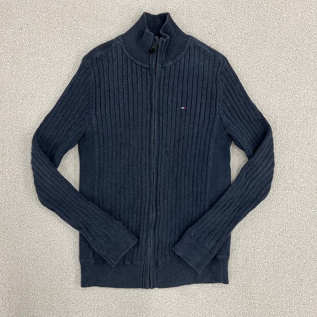 M 타미힐피거 니트 집업 가디건 0220M